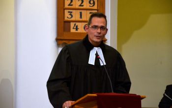 Hegedüs Gábor beiktatott kaposvári parókus lelkész