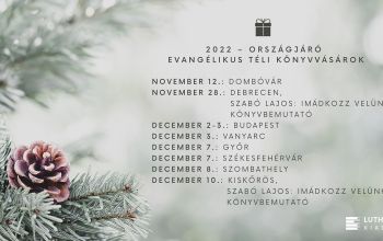 Luther Kiadó téli könyvvásárai 2022