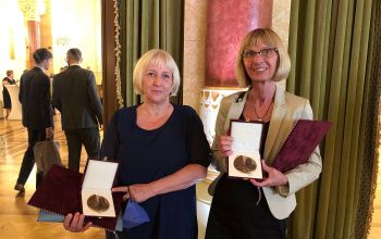 Szinnyei József-díj átadóján Hubert Gabriella és Keveházi Katalin