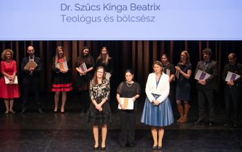 Kopp–Skrabski-díjjal tüntették ki Szűcs Kinga Beatrix teológust, bölcsészt