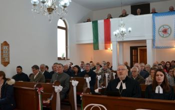 hálaadó istentisztelet a vérteskethelyi evangélikus templomban