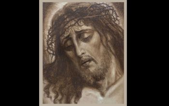 Mayer Alajos (?): Krisztus-fej