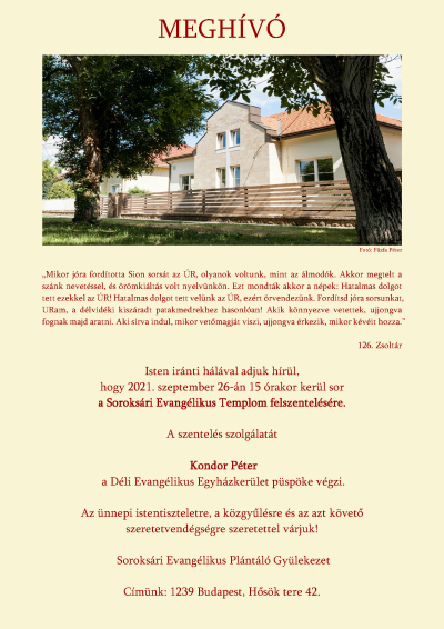 Soroksar meghivo 20210926