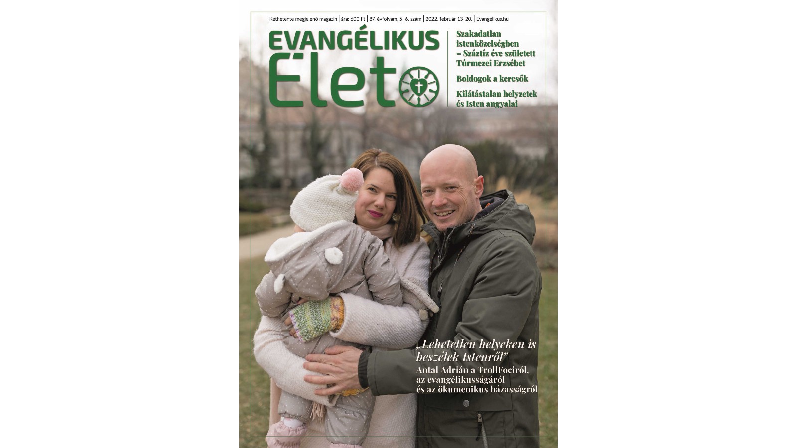 Evangélikus Élet 2022/05-06. számának borítója