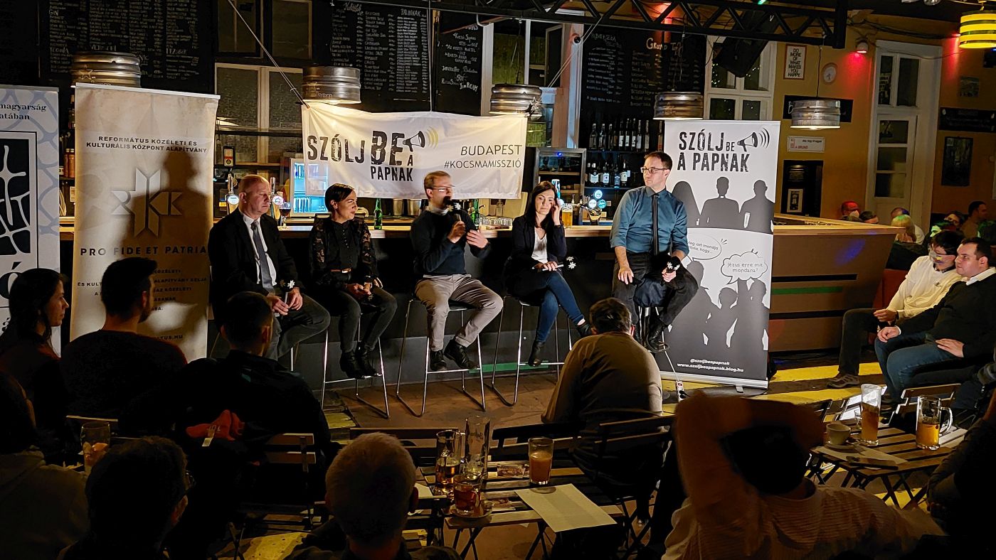 Szólj be a papnak! – Hol van Isten a bajban? Budapest, 2022. február 28. - fotó: Balczó Mátyás