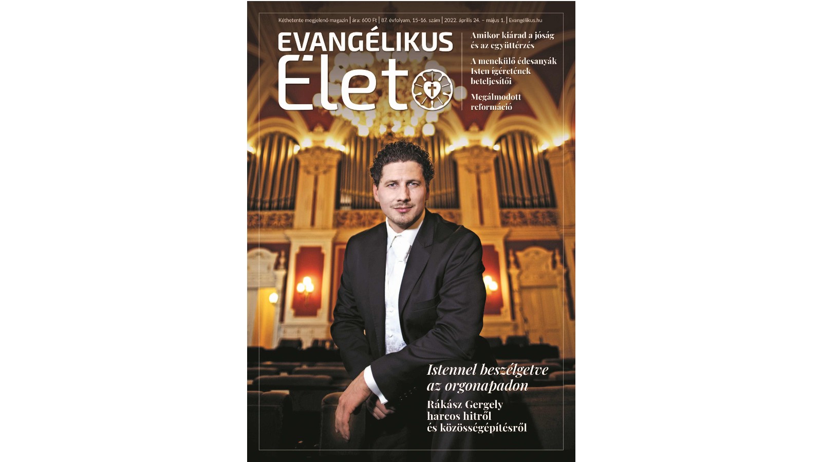 Evangélikus Élet 2022/15–16. számának címlapja
