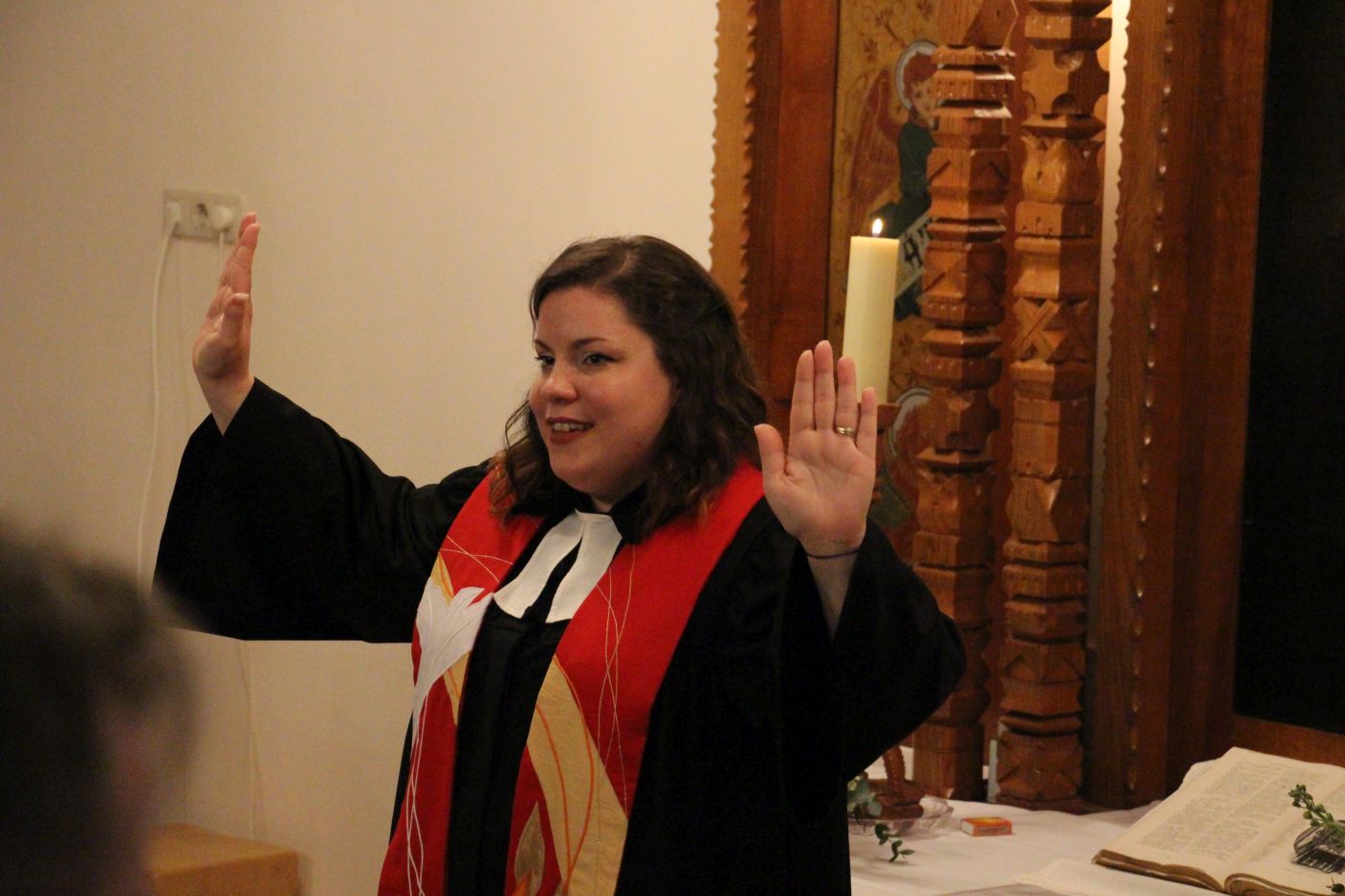 Tóth-Rosta Izabella lelkésziktatása Nádasdon - fotó: Földes Tímea