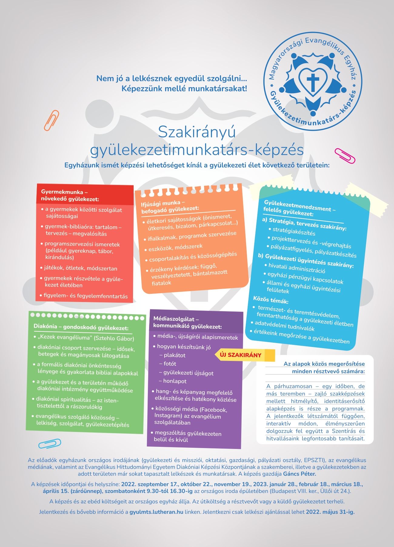 MEE gyulekezetimunkatars kepzes 2022