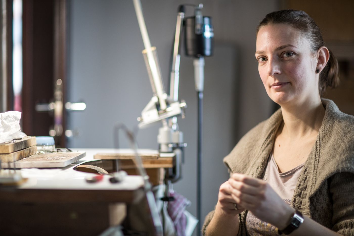 Miklós Rita ékszerész - fotó: Magyari Márton