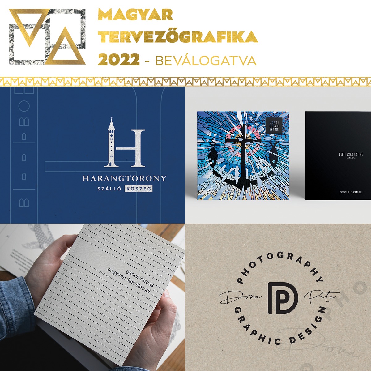 magyartervezografika 2022 Pete Dora bevalogatott alkotasok