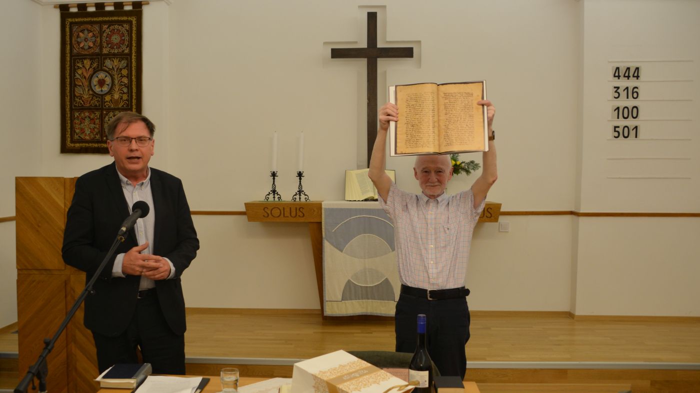 Nádasdy Ádám a budavári evangélikus szabadegyetem alkalmán