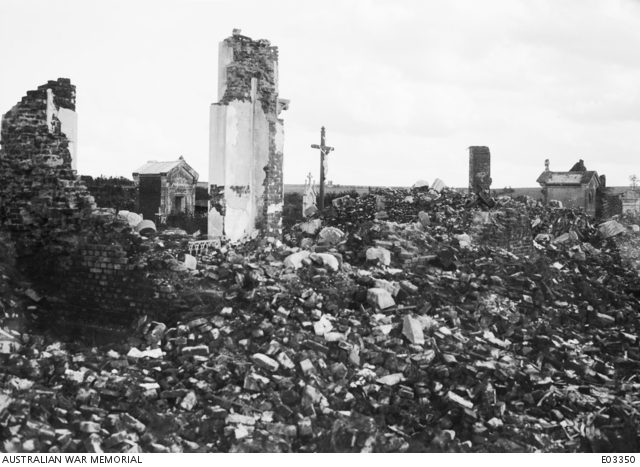 A jeancourti templom romjai 2018 forras Australian War Memorial