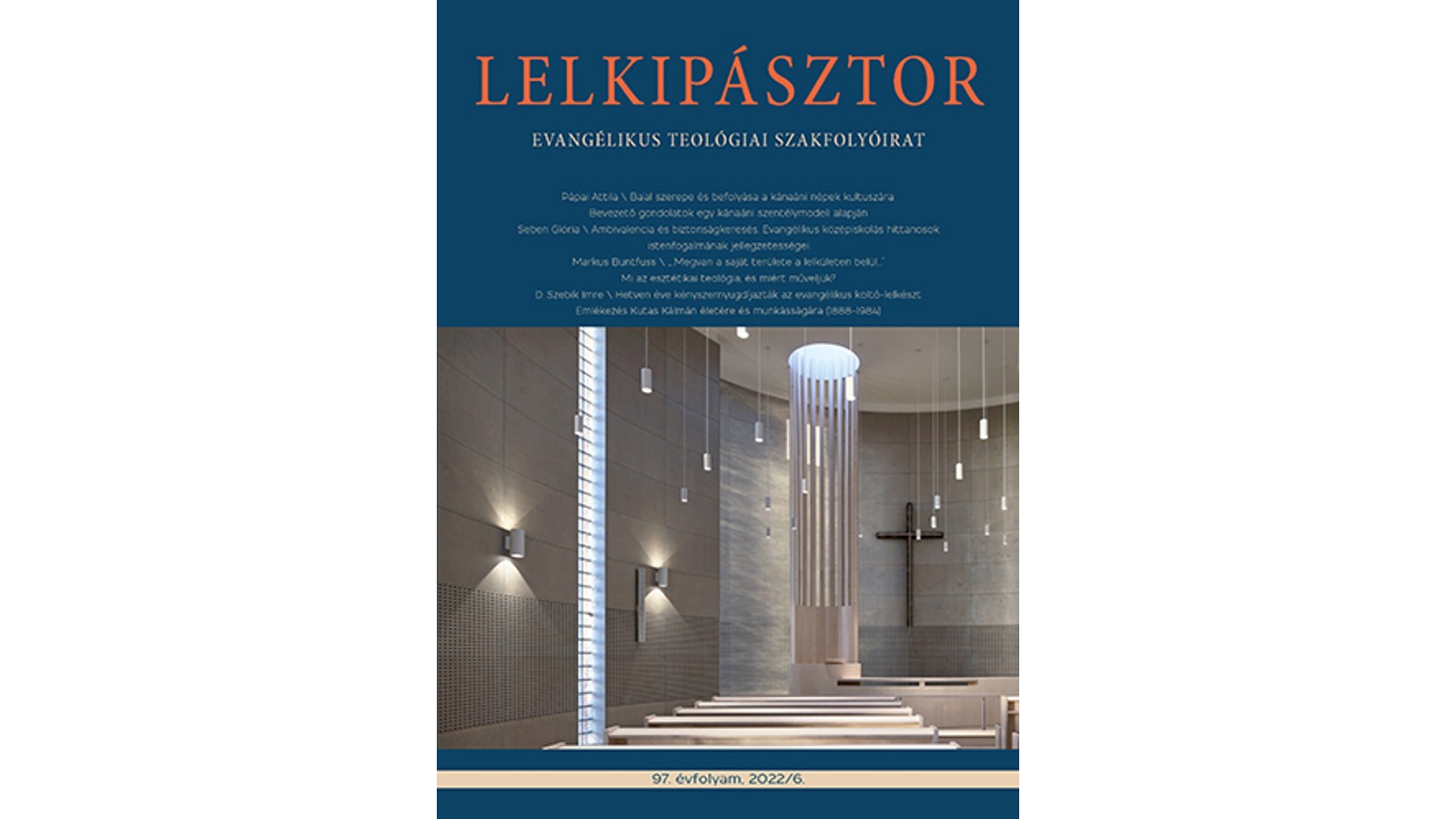 Lelkipásztor 2022/6. számának címlapja