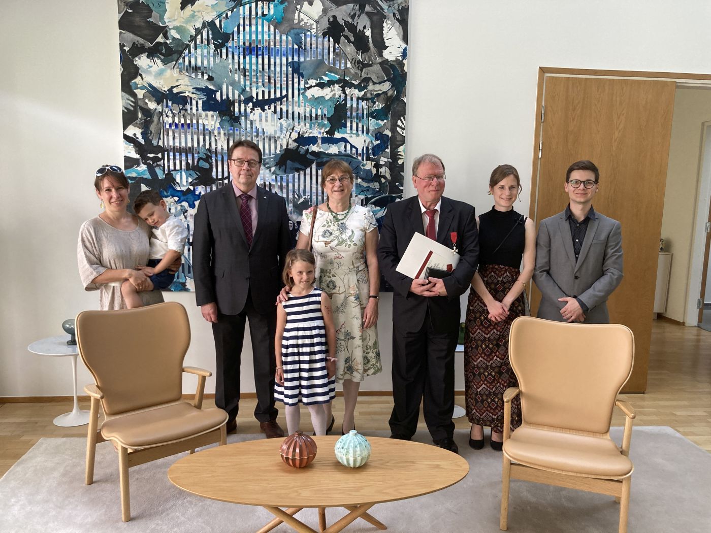 Benc Gábor átvette a Finn Oroszlán Lovagrend lovagkeresztjét