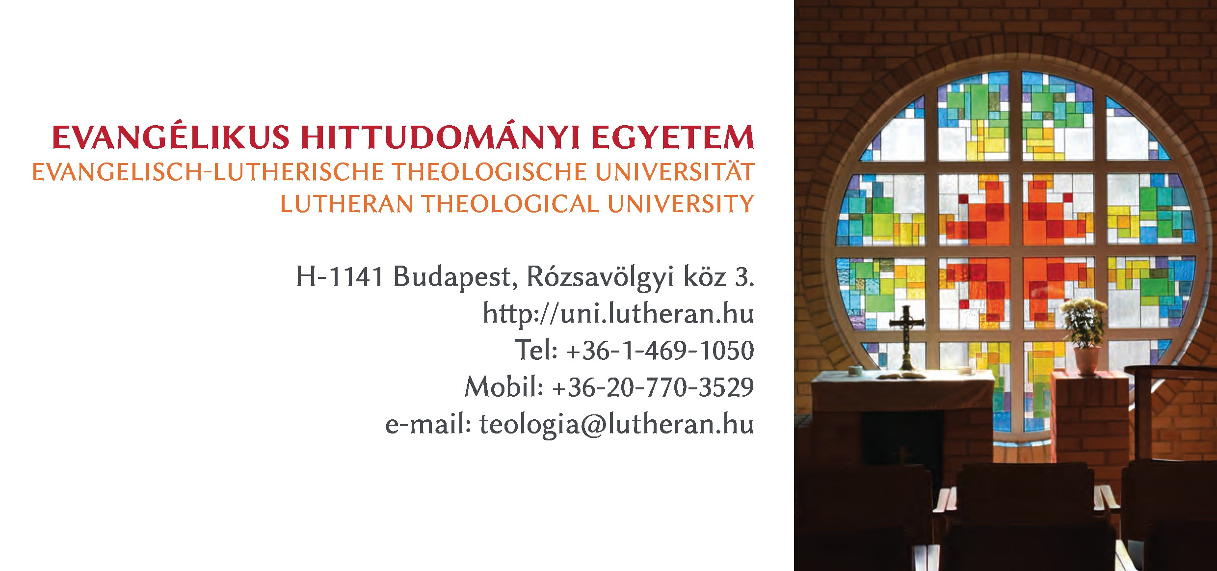 Tanévnyitó az Evangélikus Hittudományi Egyetemen