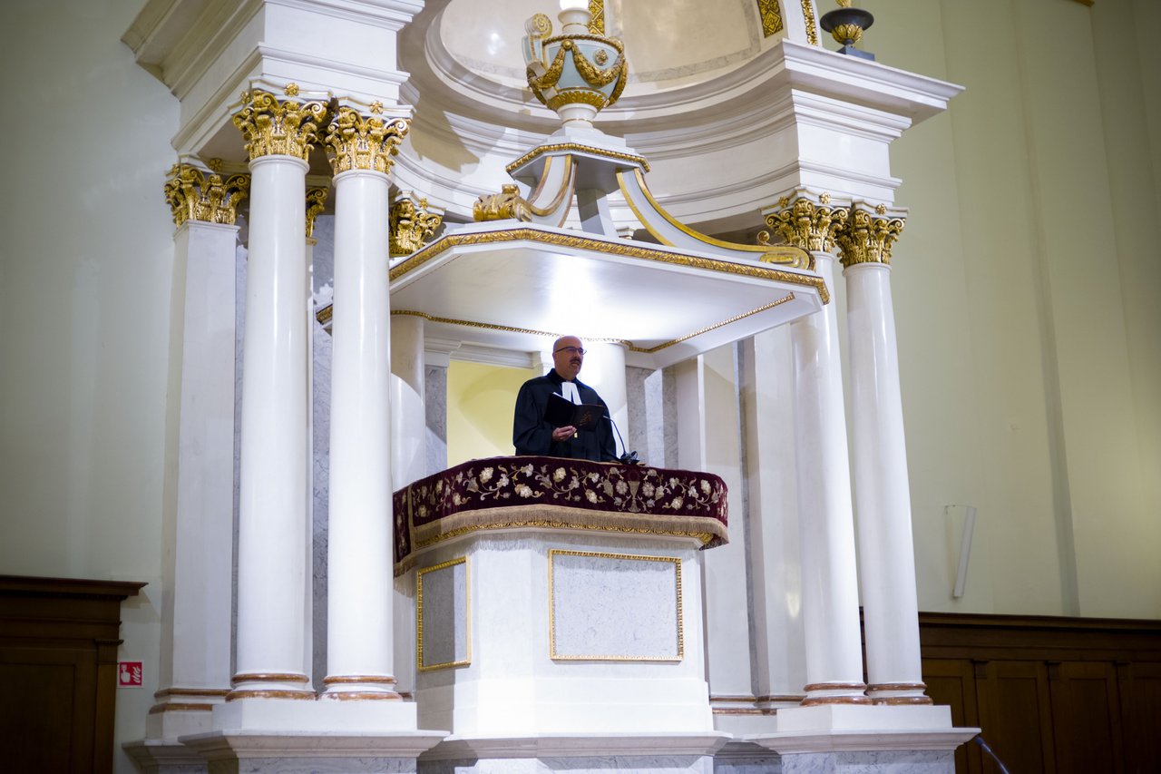 20221001 oktober reformacio honapja nyito istentisztelet Kondor Peter foto Todoroff Lazar Reformatus.hu