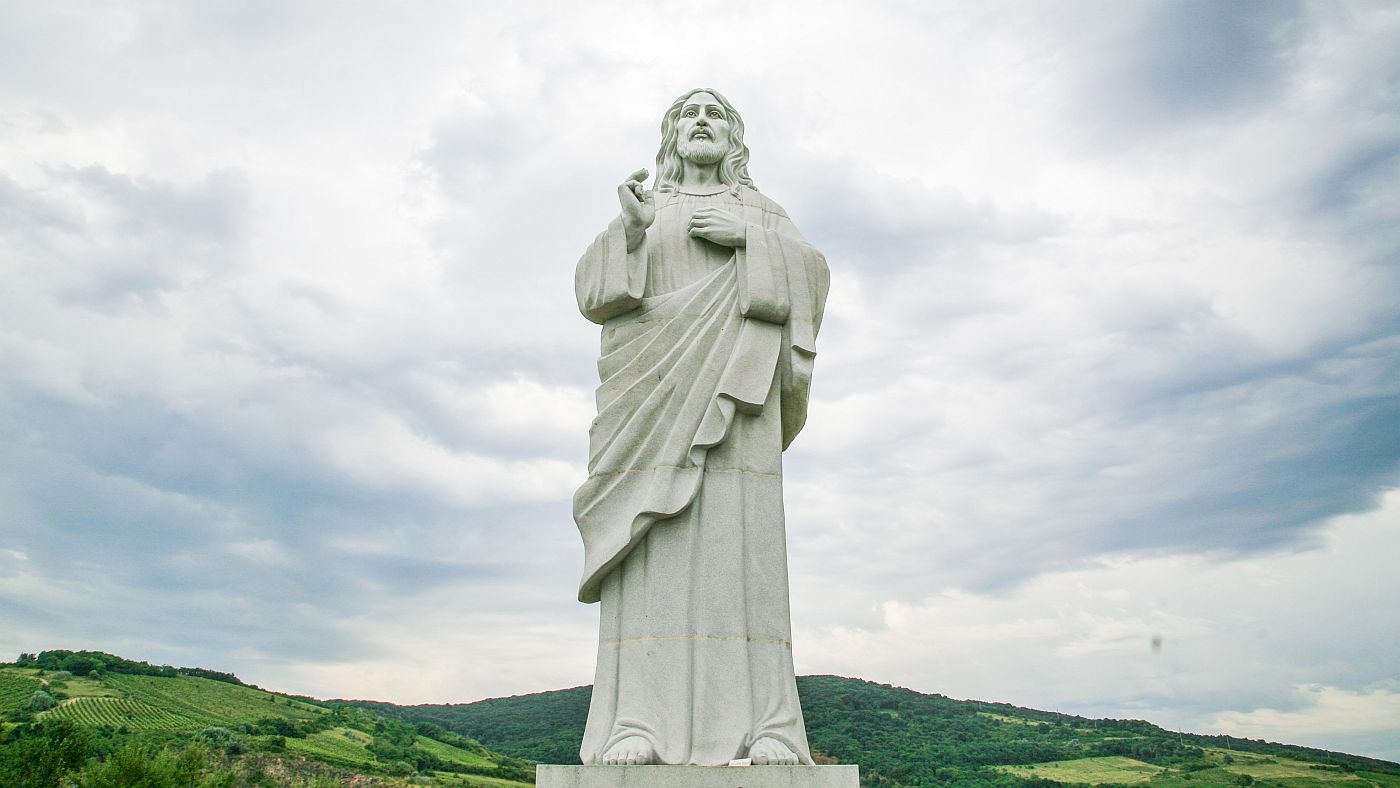 Az áldó Krisztus - szobor