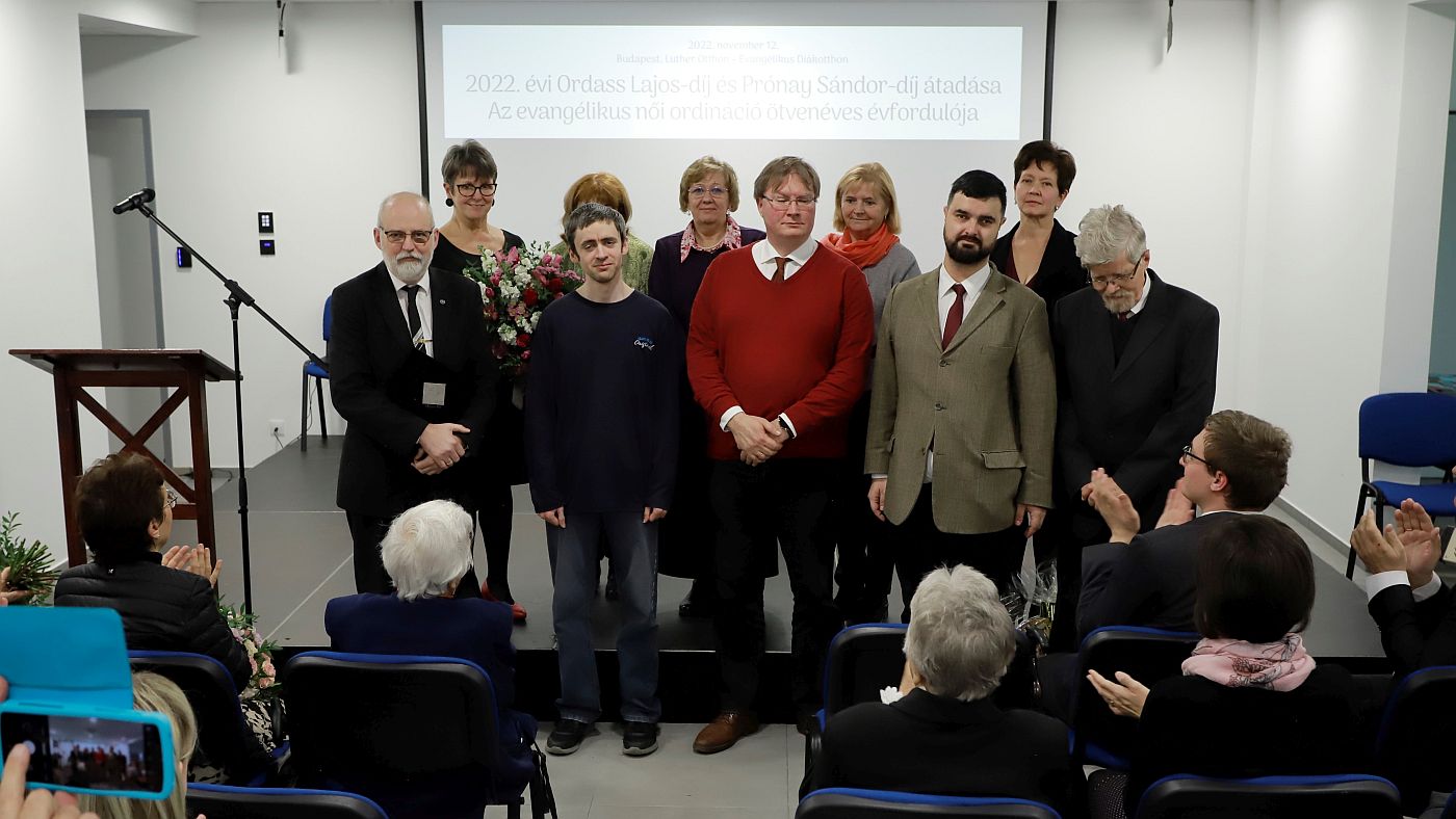 20221112 Pronay Sandor dij atadasa Evangelikus Orszagos Gyujtemeny foto Kalocsai Richard