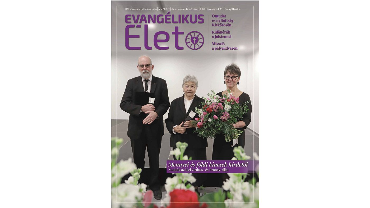 Evangélikus Élet 2022/47–48. számának címlapja