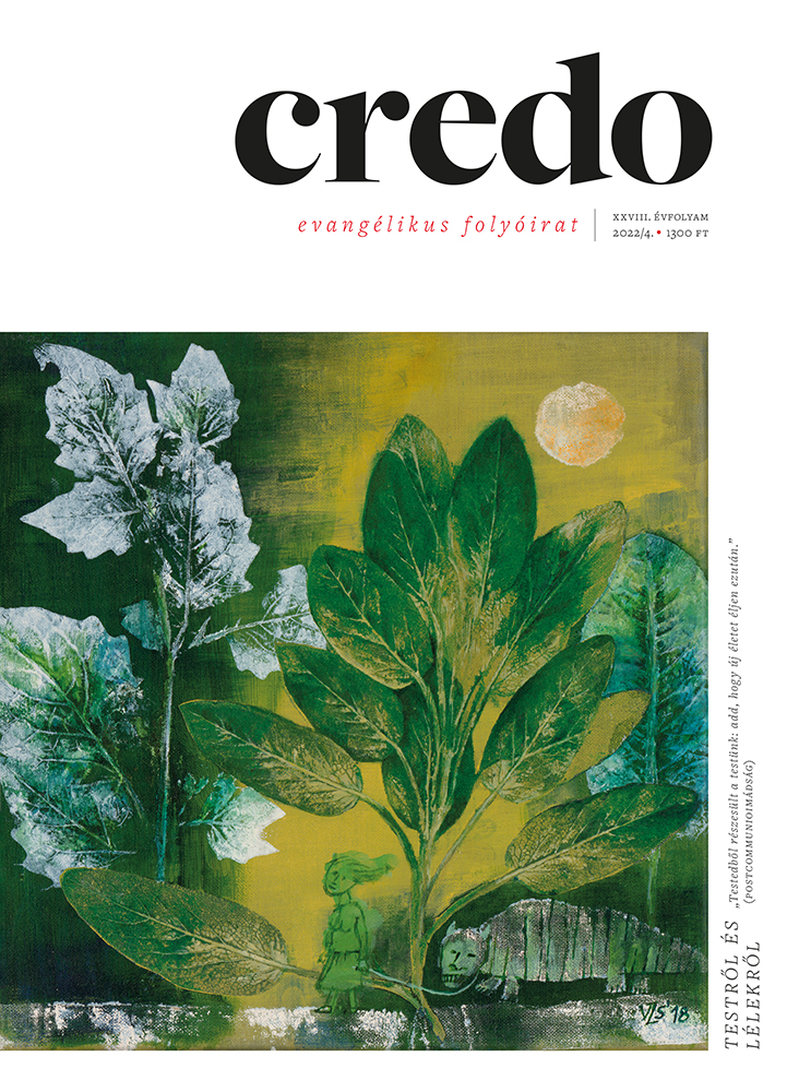 Megjelent a Credo evangélikus folyóirat Testről és lélekről című adventi száma