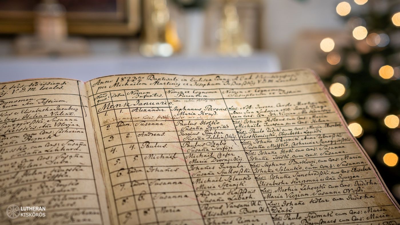 anyakönyvi bejegyzés Petőfi Sándor kereszteléséről