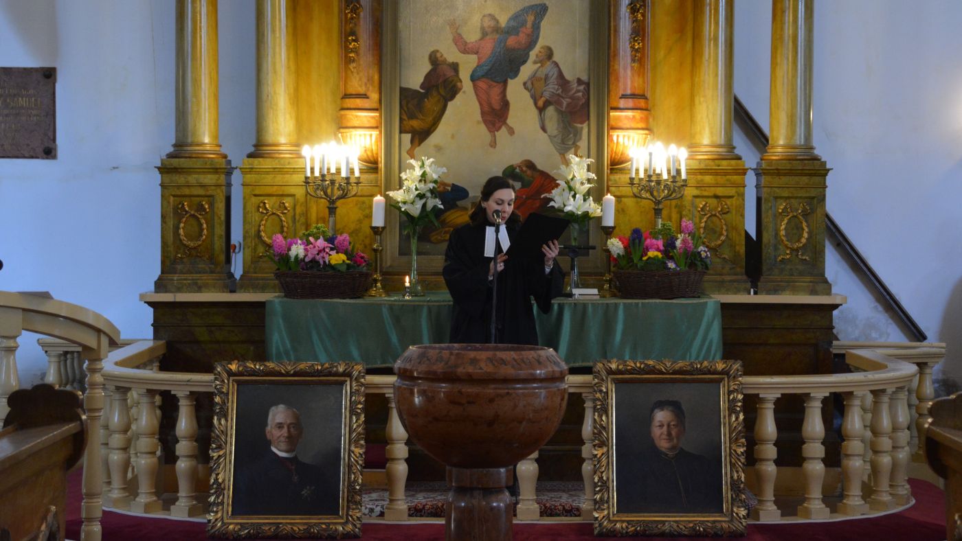 megemlékezés Sárkány Sámuel püspökre Pilisen