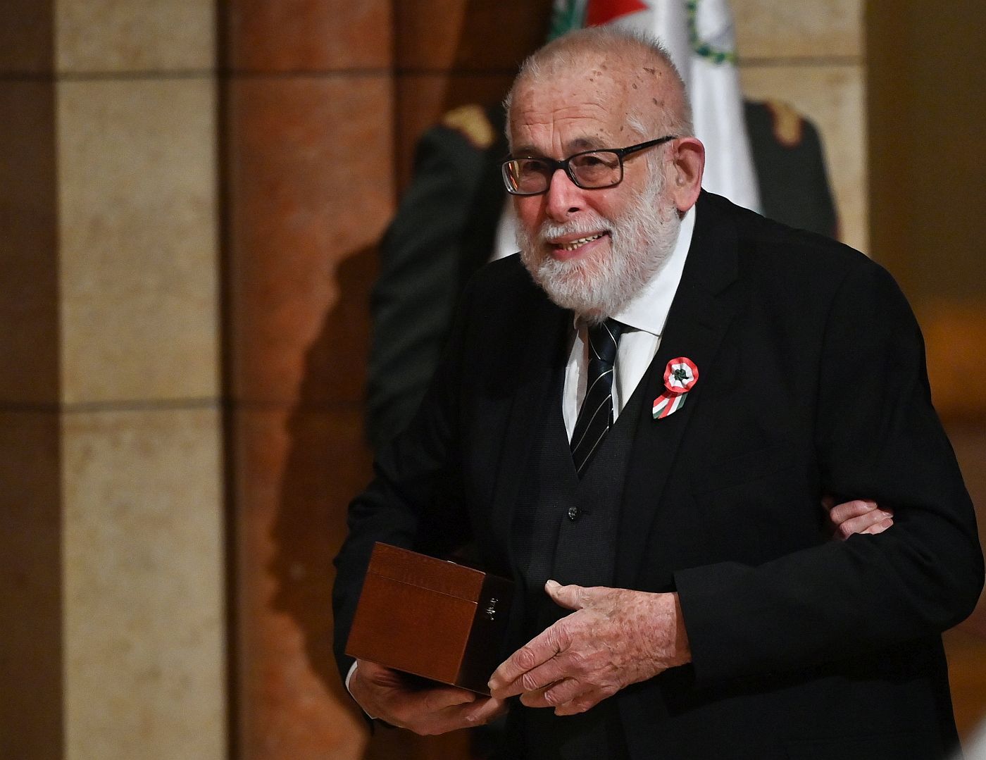 2023.03.14 Parlament Kutas Laszlo Kossuth dij atvetele foto MTI Illyes Tibor
