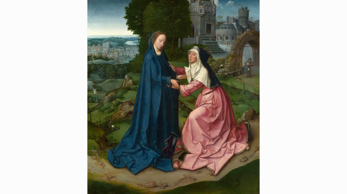 Ismeretlen mester (1518): Szűz Mária látogatása Szent Erzsébetnél