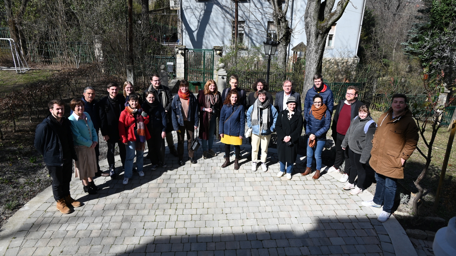 Német és magyar teológushallgatók egymás között