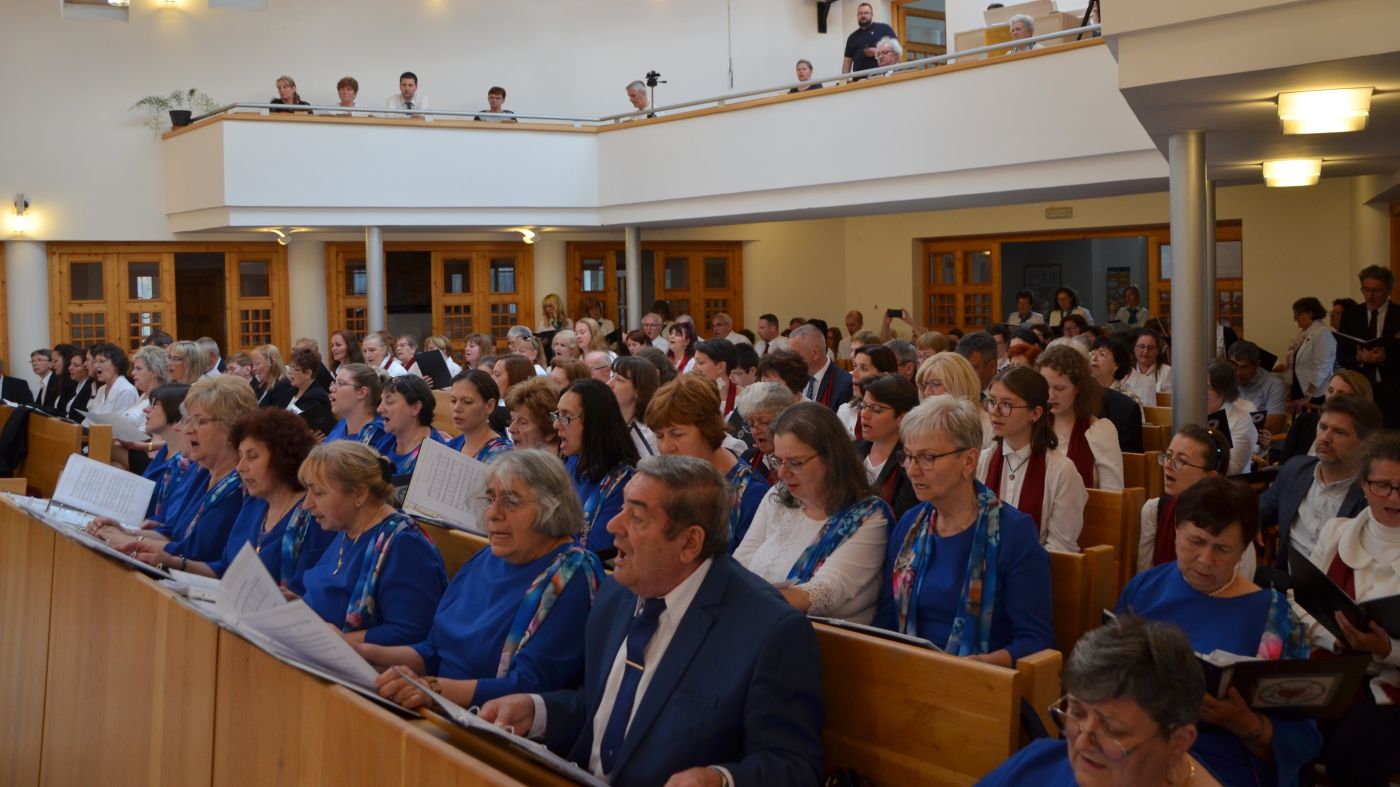kórustalálkozó a Nyugati (Dunántúli) Evangélikus Egyházkerületben