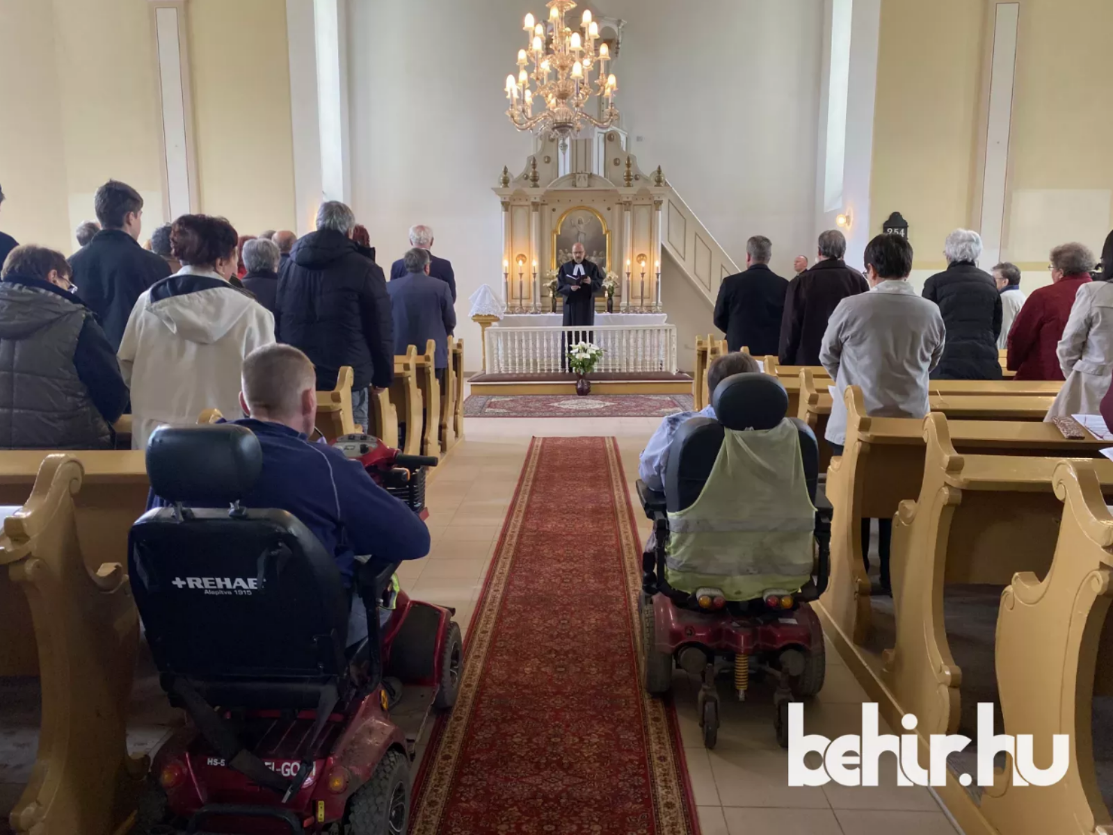 Az evangélikus templom és a parókia is megújult Csorváson (Fotó: Behir.hu)