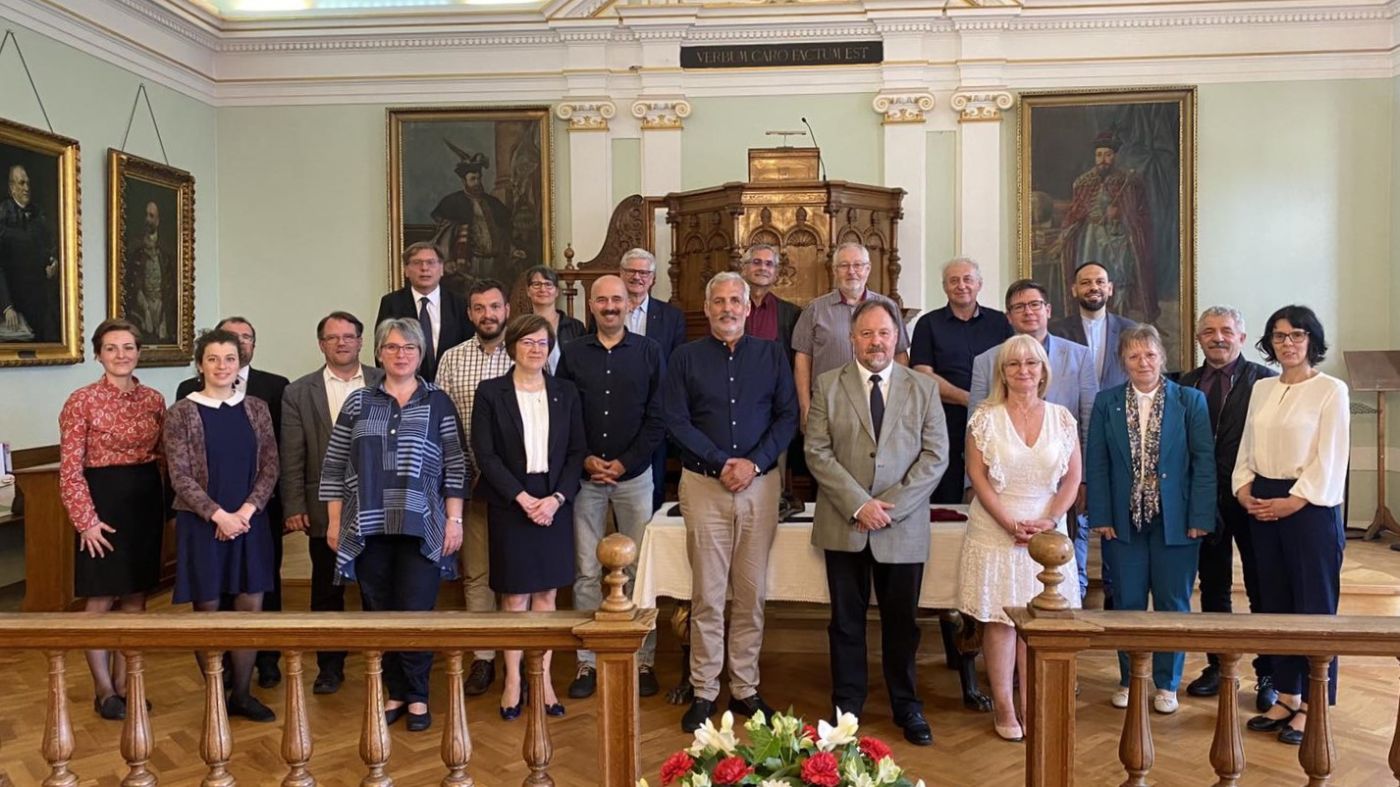 Magyar Evangélikus Tanácskozó Testület kolozsvári találkozója - csoportkép