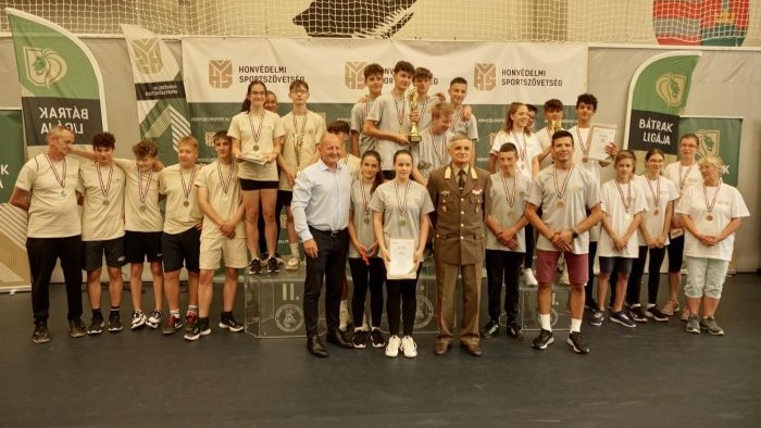 Bátrak ligája döntőjének eredményhirdetése