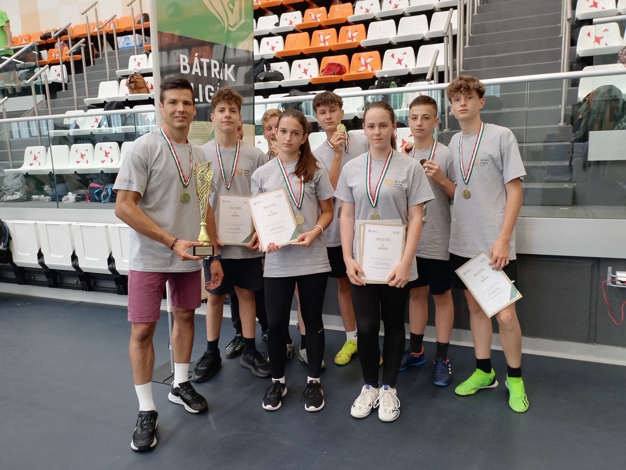 Bátrak ligája döntőjének nyertes csapata