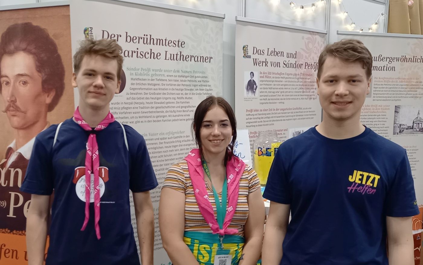 magyar önkéntesek a Kirchentagon Nürnbergben