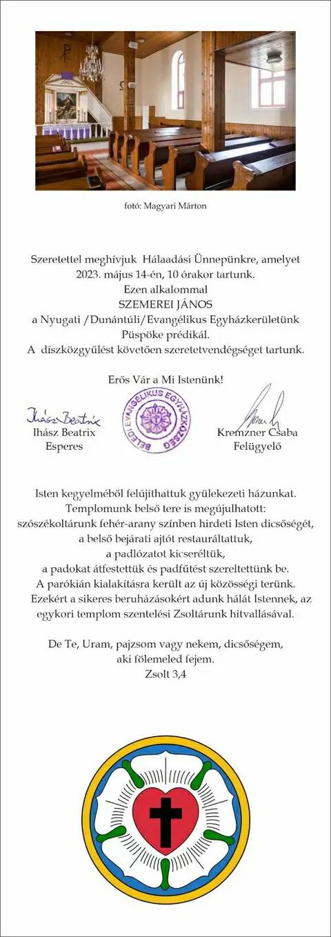 Hálaadás Beleden