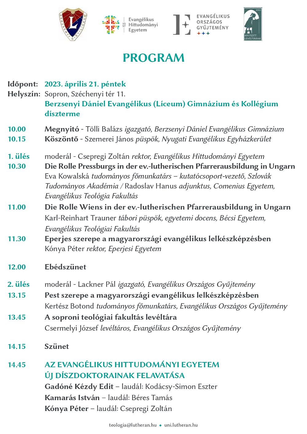 Dies Academicus 2023.04.21 meghivo 3