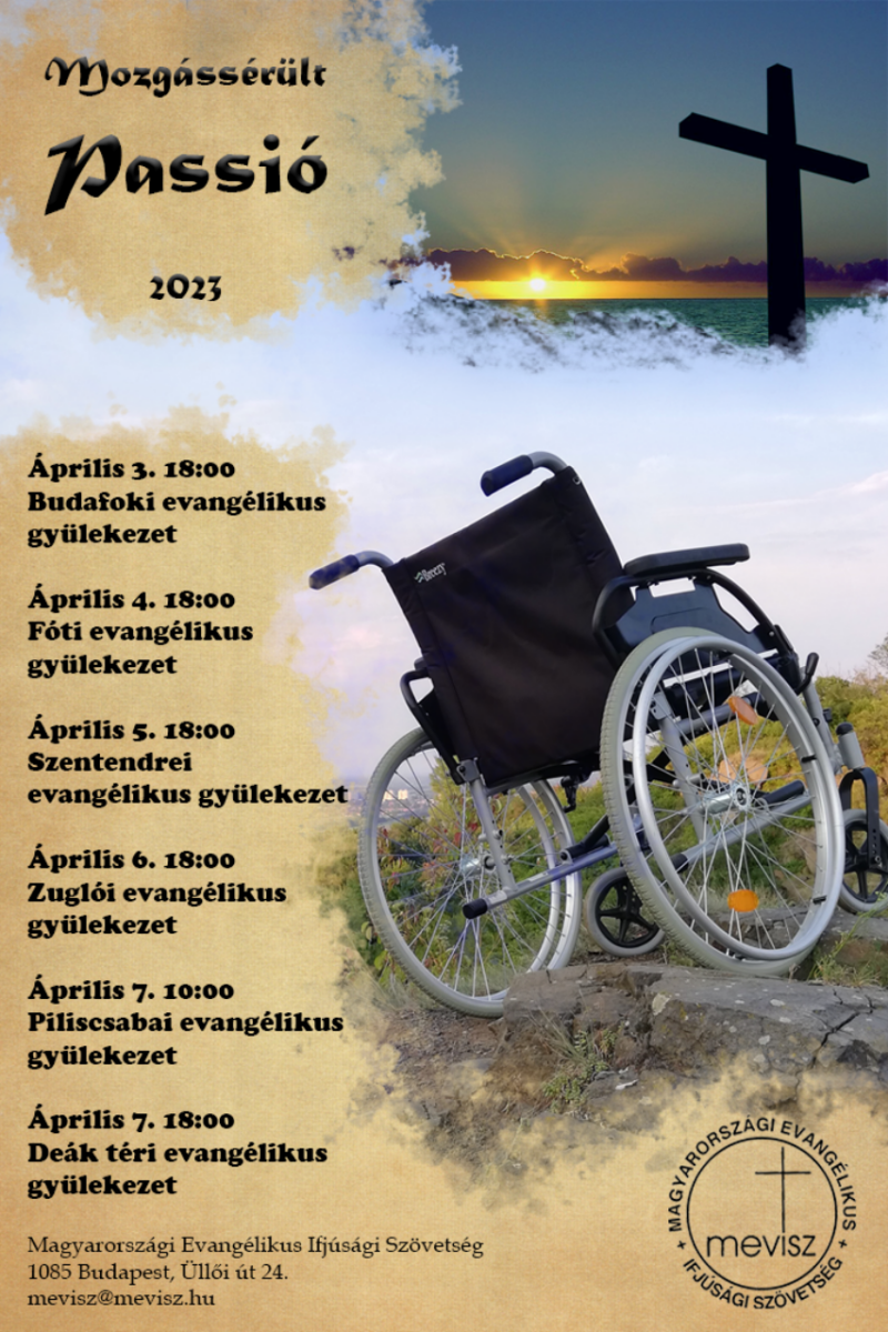 Mozgássérült-passió Budafokon