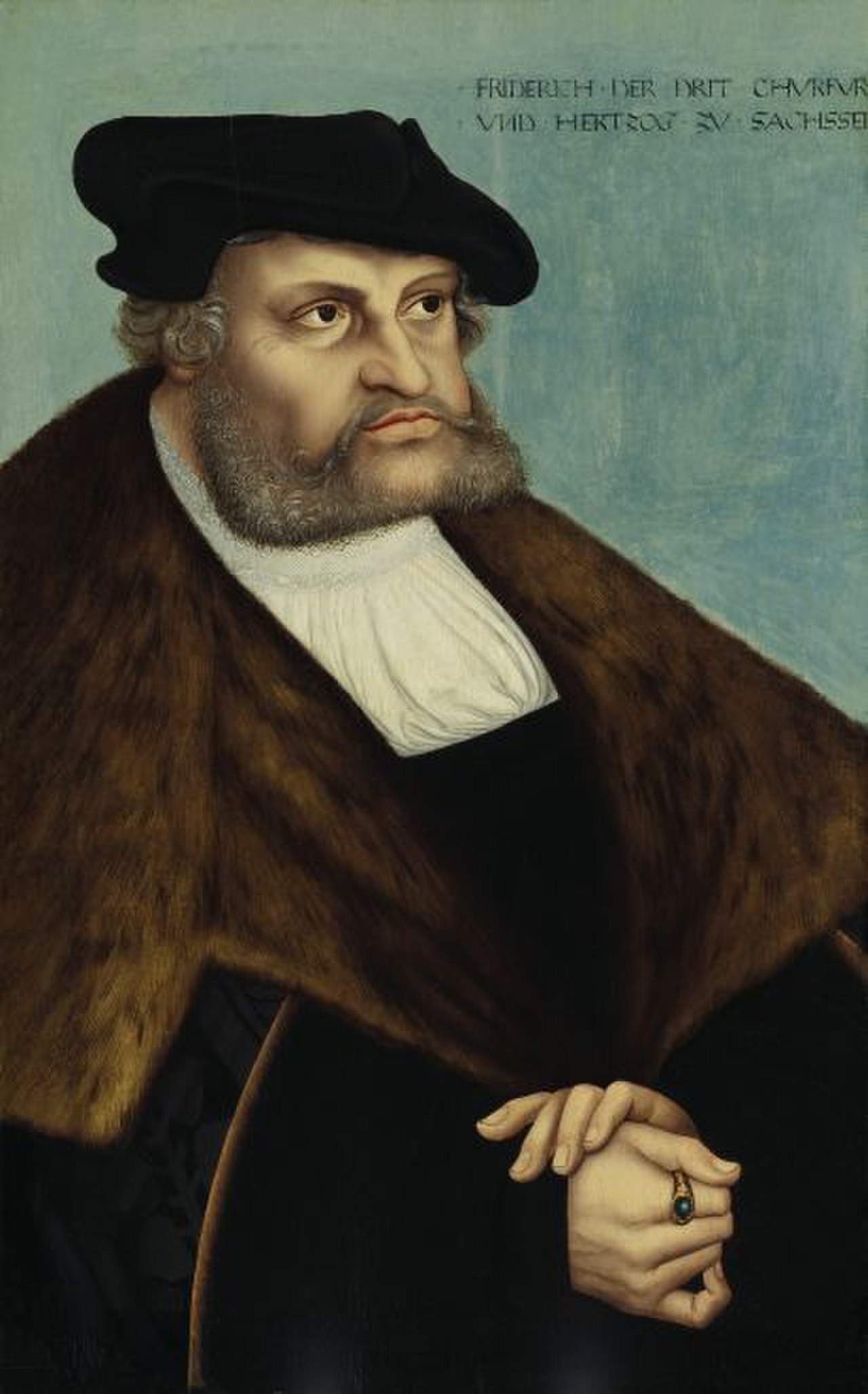 Bolcs Frigyes szasz valoasztofejedelem Lucas Cranach d. Alter
