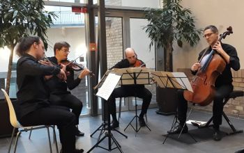 Vonósnégyes koncert az ukrajnai menekültekért az Evangélikus Országos Gyűjtemény szervezésében