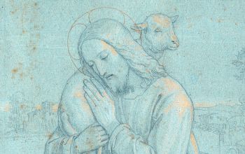 A jó pásztor - rajz részlete