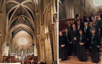 A Lutheránia ének- és zenekar adott hangversenyt március 18-án Pannonhalmán. - fotók: Tímár Mihály